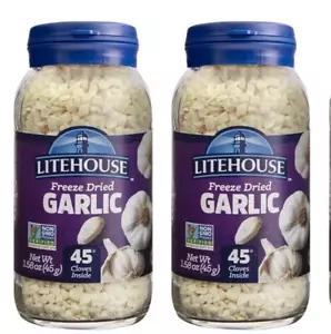 2-Pack Litehouse Freeze Dried Garlic, 1.58 oz Each - Picture 1 of 6