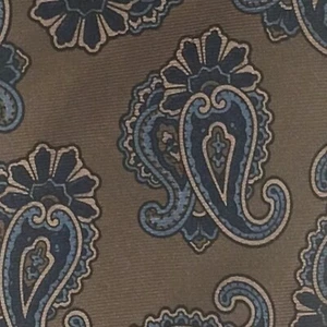 DON LOPER BEVERLY HILLS VINTAGE MADE IN USA 100% SILK ITALIAN PAISLEY NECK TIE - Picture 1 of 7