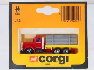 Corgi J42 (175) Toys Peterbilt Pipe Truck 1984 Mettoy Moc Boxed Sg 1704-03-15 - Bild 1 von 4