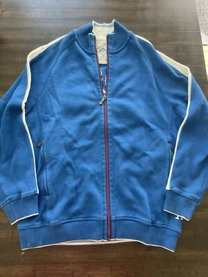 SUÉTER DE BÉISBOL TOMMY BAHAMA 'ASIENTO RESERVADO' - PARA HOMBRE m - LA DODGERS - CREMALLERA COMPLETA Foto 1 de 4