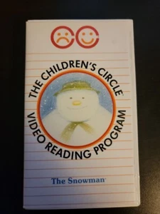 The Snowman The Childrens Circle Video Reading Program (VHS 1983) Raymond Briggs - Picture 1 of 4
