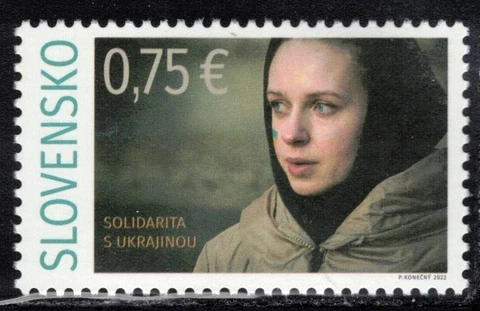 2022 Slovakia Solidarity with Ukraine MNH Cover
