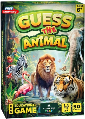 Guess the Animal – Educational Guess in 5 Clues Game for Kids & Family – Fun Chi - Image 1 of 4