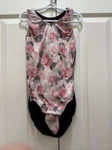 Gymgear Canada Gymnastics Leotard. Open Back. Size Teen Medium. - Picture 1 of 5