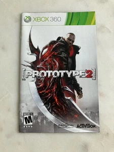 Prototype 2 | Xbox 360 | Manual Only - Picture 1 of 3