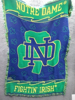 The Northwest Company Notre Dame Fightin Irish Blanket 36”x 52” Made In USA - Image 1 of 4