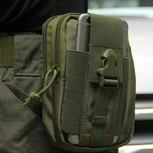 Military Thigh Drop Leg Bag Waist Pouch Tactical Fanny Pack for Men - Picture 1 of 19