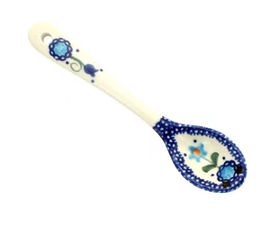 Blue Rose Polish Pottery Savannah Sugar Spoon - Picture 1 of 1