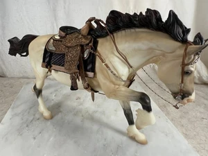 CM 1:9 Hand Tooled Swirls Western Pleasure Sattel Set - Bild 1 von 14