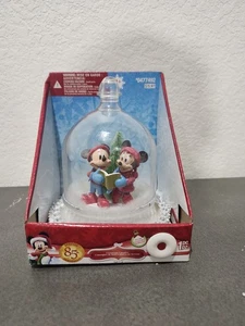 Cupola globo illuminato musicale nuova Gemmy Natale Disney Topolino e Minnie - Foto 1 di 5
