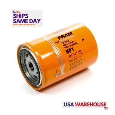 Fram HP1, One Orange Steel Oil Filter Ford/Mopar High Performance & Racing Parts - Image 1 of 4