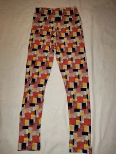 LuLaRoe Leggings Kids S/M NWOT 1960's Style Colorblocks NEW OS - Picture 1 of 3