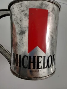 Taza de cerveza de lata de metal galvanizado Michelob rara 9th Stevens Point Arctic Rugby Fest - Imagen 1 de 2