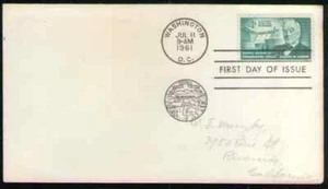 US. 1184. 4c. Senator Norris Issue.  FDC. 1961  - Picture 1 of 1