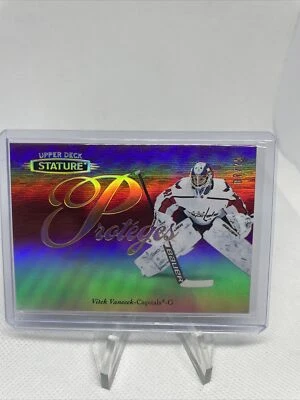 2020-21 Upper Deck Stature Vitek Vanecek Proteges 7/75 - Image 1 of 2