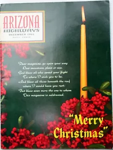 Vintage ARIZONA HIGHWAYS 12/1965 Weihnachten Frühling Denkmal Tal Apache Navajo - Bild 1 von 4