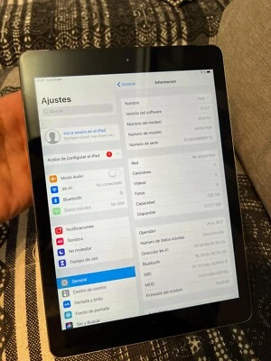 Apple iPad Air - A1475 - 128 GB - Space Grey -  WiFi + Cellular - Imagen 1 de 3