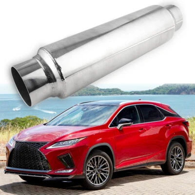 Resonador de escape silenciador 16" de entrada/salida de 2,5" de largo para Lexus RX300 RX330 RX350 Foto 1 de 4