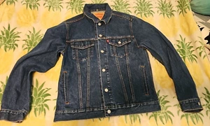 Vintage Levis Jeansjacke Damen XL Red Tab Faded Blue Jeans Trucker 57511 - Bild 1 von 14