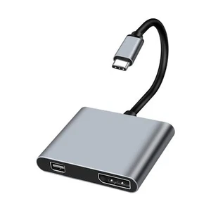 USB Type C to Mini DP DisplayPort Adapter 4K Male to Female Converter Cable - Picture 1 of 7
