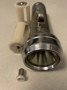 Vintage Flashlight Upgrade Kit LED & AA Battery PR2 Bulb Ranger D-Cell Bright - Picture 1 of 5