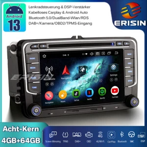 DAB+Autoradio Android 13 CarPlay OPS Für VW Passat Polo Golf 5/6 Tiguan Eos Seat - Bild 1 von 20