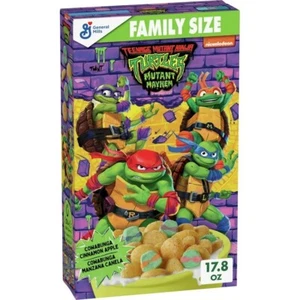 Teenage Mutant Ninja Turtles: Mutant Mayhem Cereal, Family Size, 17.8 oz - Picture 1 of 8
