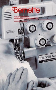 Bernina BERNETTE MO-335 SERGER INSTRUCTION Book / OPERATING MANUAL on CD  - Picture 1 of 3