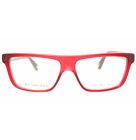 Marc Jacobs Mj 425 Matte Red Cr3 Plastic Eyeglasses Frame 53-15-140 Flat Top New