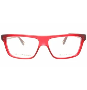 Marc Jacobs MJ 425 Matte Red CR3 Plastic Eyeglasses Frame 53-15-140 Flat Top New - Picture 1 of 3