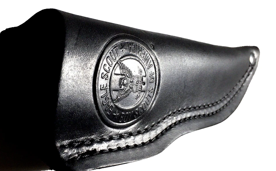 Черные ножны Eagle Scout Drop Point только с гордостью сделаны на заводе в США излишки запасов - Изображение 1 из 4