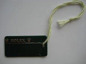 GENUINE ROLEX YACHTMASTER 40 WATCH OYSTER SWIMPRUF 116555 GREEN PRICE HANG TAG - Picture 1 of 9