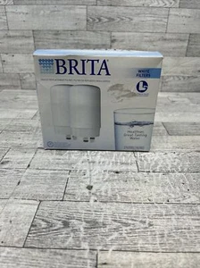 2 NEW WHITE BRITA FAUCET REPLACEMENT FILTERS ON TAP - Picture 1 of 4