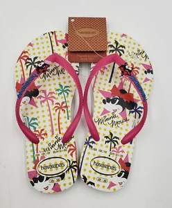 Havaianas Girl's Slip On Sandal USA Sz 13C/1Y EUR 31/32 NWT Disney Minnie Mouse - Picture 1 of 6