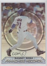 1999 Topps Finest Franchise Records Refractor Sammy Sosa #FR8