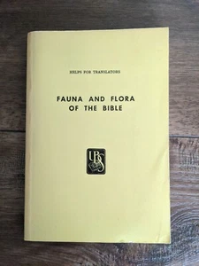 Helps For Translators Fauna And Flora Of The Bible United Bible Society CM2 - Picture 1 of 11