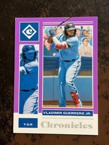 VLADIMIR GUERRERO JR 2021 Panini Chronicles Legacy PURPLE #d /25 - Picture 1 of 2