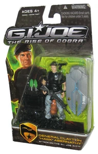 GI Joe Rise of Cobra General Clayton Hawk Abernathy (2009) Hasbro Action Figure - Picture 1 of 3