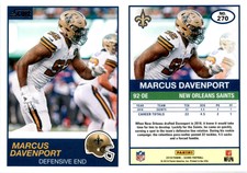 Marcus Davenport 2019 Score Football Card 270  New Orleans Saints