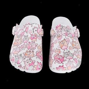 Women Men Work Nurse Slippers Kitchen Nursing Clogs Shoes Slip on Sandals - Picture 1 of 19