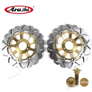 Rotor de disco de freno delantero + tornillos para Kawasaki Ninja ZX-11 ZX1100C 1990-1993 - Imagen 1 de 11