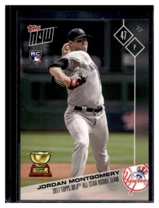 2017 Topps Now #OS18 Jordan Montgomery Rookie Cup All-Star RC Card Offseason - Picture 1 of 2