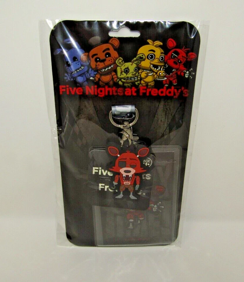 FUNKO ПЯТЬ НОЧЕЙ НА FREDDY'S РЕМЕНЬ ID ДЕРЖАТЕЛЬ ПОДВЕСКА FOXY СОВЕРШЕННО НОВЫЙ TY3102 - Изображение 1 из 2
