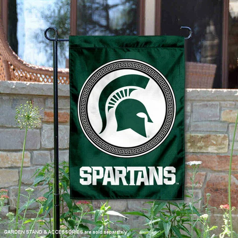 MSU Spartans Shield Garden Flag and Yard Banner Cover
