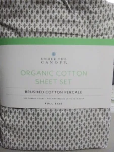 New Under The Canopy Siesta Full Sheet Set 4pc 100% Organic Cotton   - Picture 1 of 5