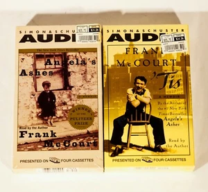 Angela's Ashes and 'Tis on 4 Cassettes, Two Books Read by Author Frank McCourt - Picture 1 of 8