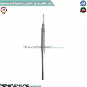 Surgical Scalpel Handle No. 3 Round, ENT, Medical, Dental Veterinary Instruments - Bild 1 von 8