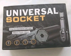 Super Universal Socket Tools Gifts for Men - Stocking Stuffers for Him (7-19 MM) - Picture 1 of 1