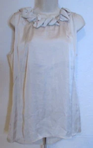 Blusa profesional beige sin mangas mediana Violet & Claire para mujer - Imagen 1 de 6
