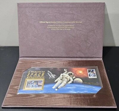 Space Achievement Commemorative Souvenir Stamp USPS Signed #6955/10000 1994 - Image 1 of 4